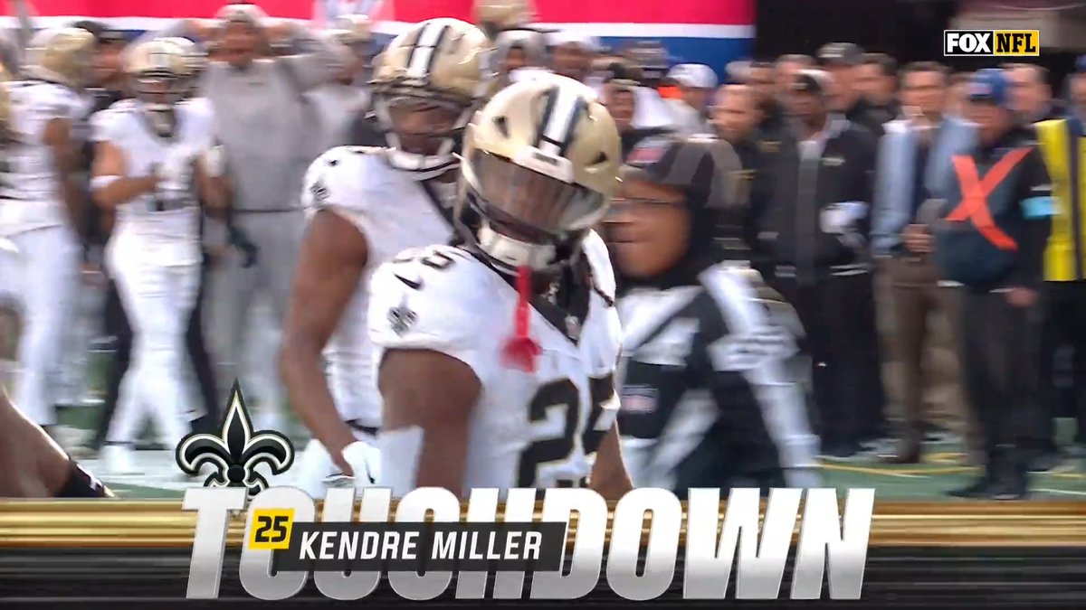 Kendre Miller ain't going down. TD for 25 📺 FOX