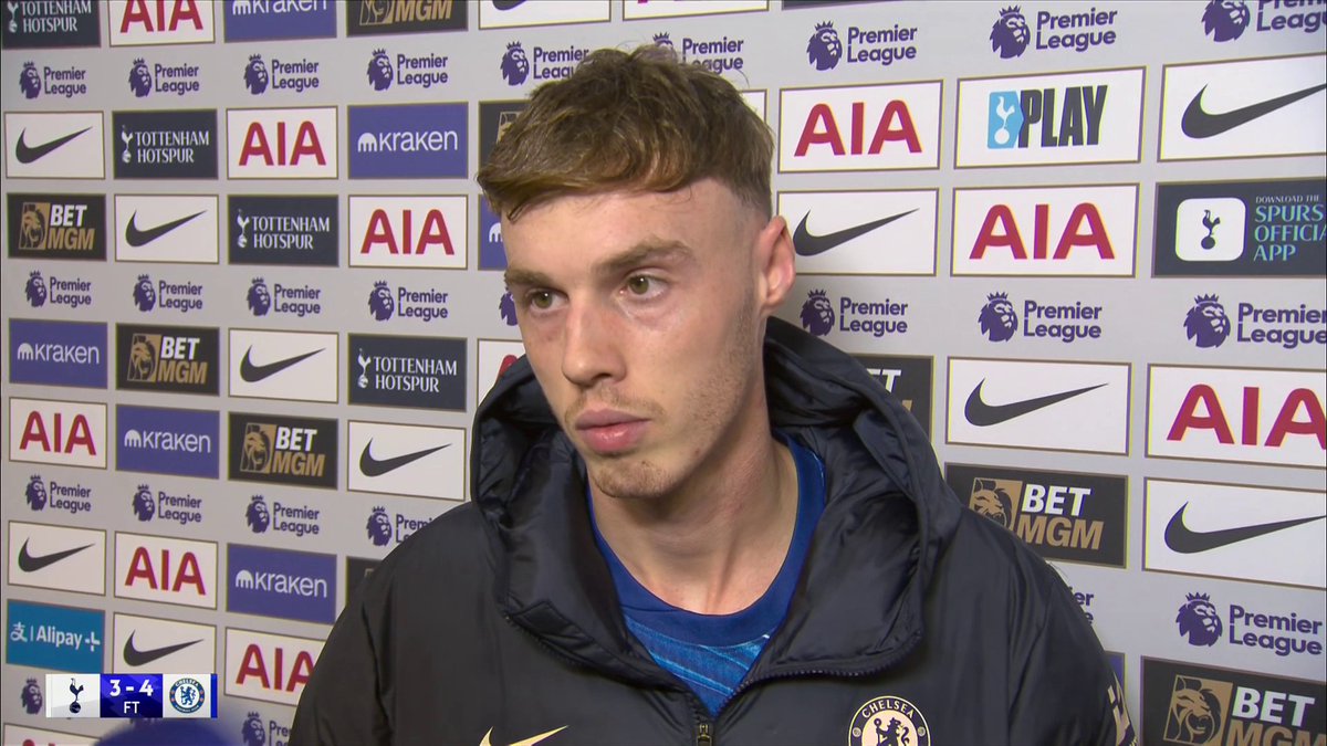 "I'm just trying to score and thankfully it went in" Cole Palmer talks through his Panenka penalty 🤩