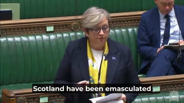 ‘‘The principle of unlimited parliamentary sovereignty is a distinctively English tradition which has no counterpart in Scottish constitution law In Scotland madam chair it is the people who are sovereign.’’