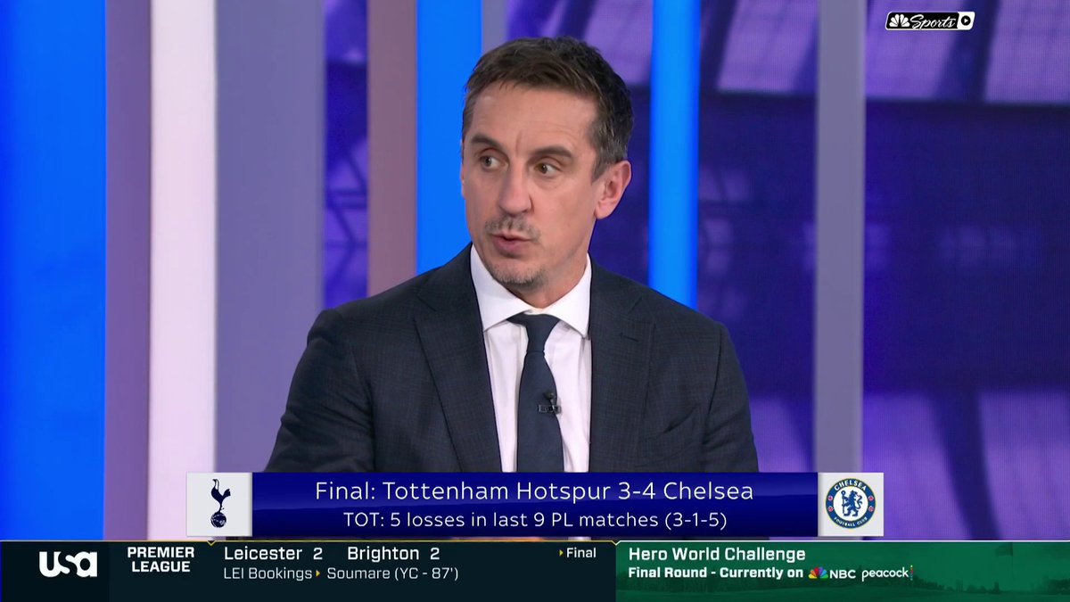 After a thrilling 4-3 Chelsea win, Tim Howard and Gary Neville weigh in on the high-flying Blues and Spurs' continued struggles.