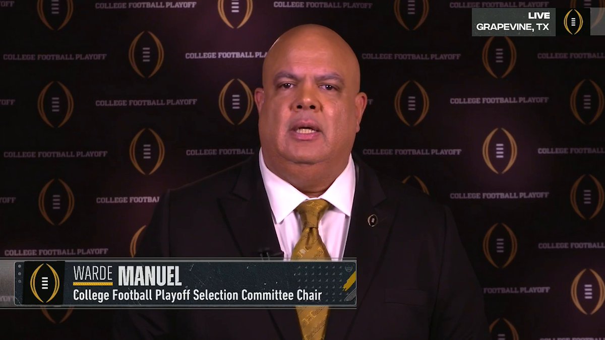 College Football Playoff Selection Committee Chair Warde Manuel explains the decision to include SMU over Alabama in the final rankings.