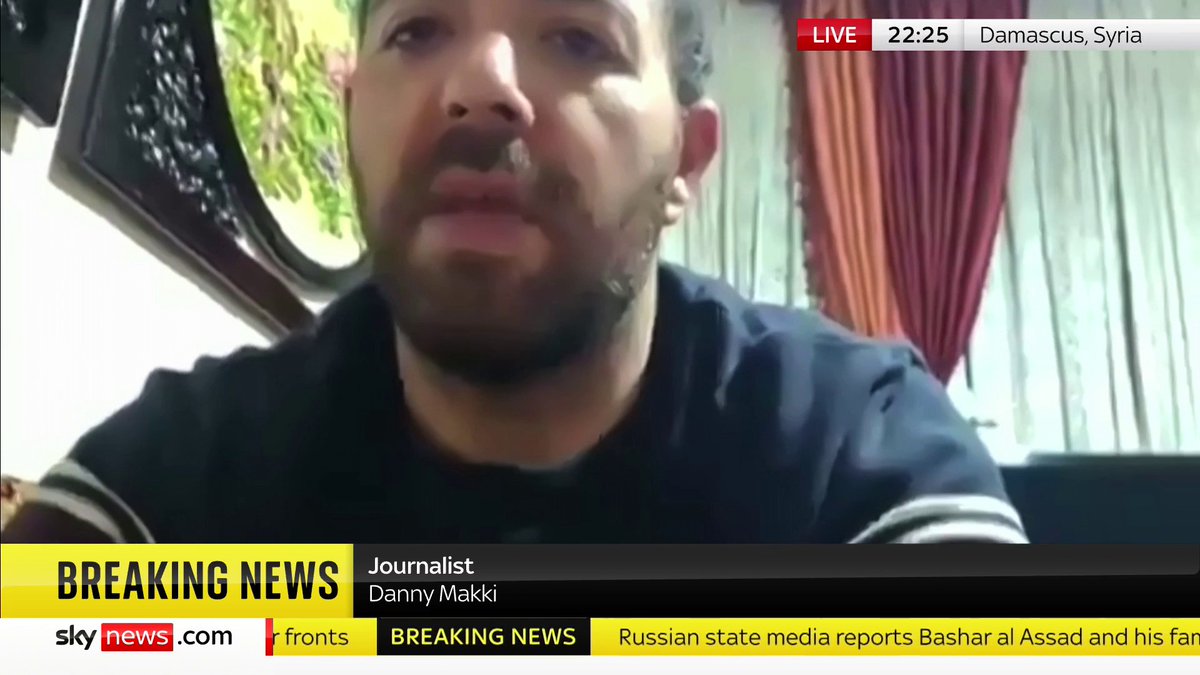'A new dawn has shone on Syria, we are looking at a united population for the first time in almost 15 years' Journalist Danny Makki speaks to Yalda Hakim from Damascus ⬇️ Live updates: 📺 Sky 501, Virgin 602, Freeview 233 and YouTube