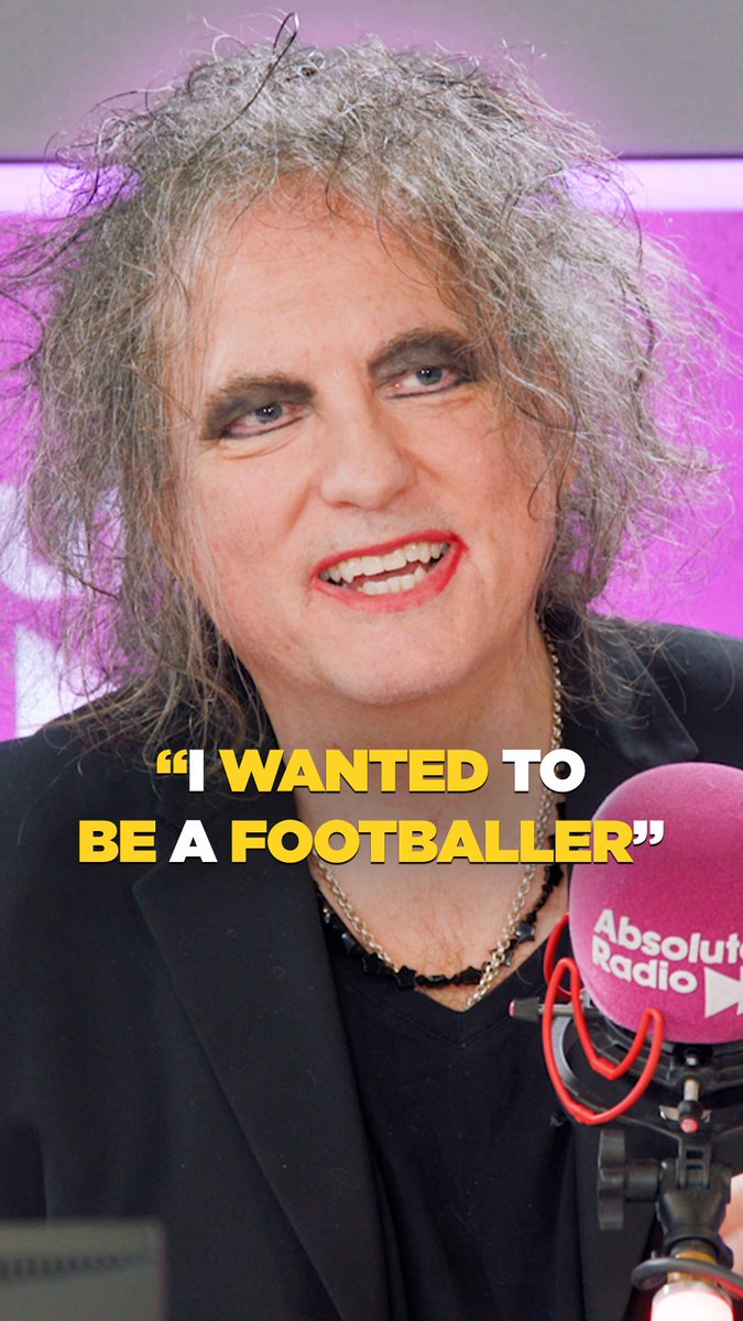 In another life.. Robert Smith could have been up front ⚽ Listen to Tim's Listening Party TONIGHT from 10pm on Rayo 🔊