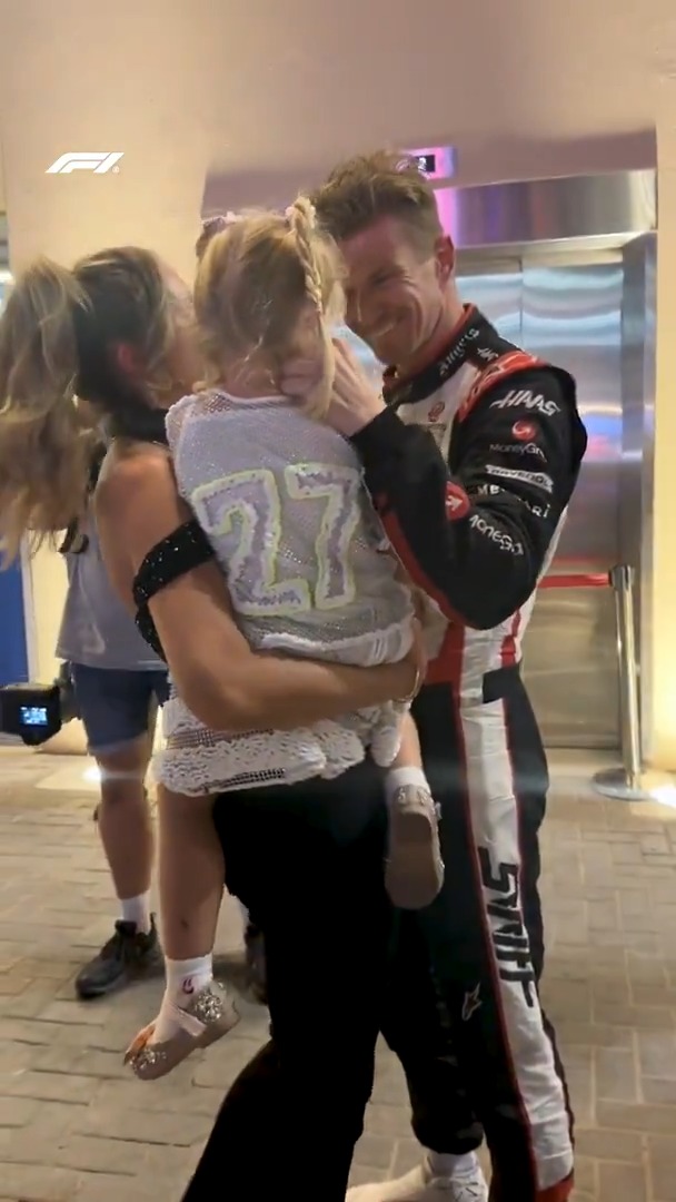 Surprise, Nico! ☺️ #F1 #AbuDhabiGP TGR Haas F1 Team