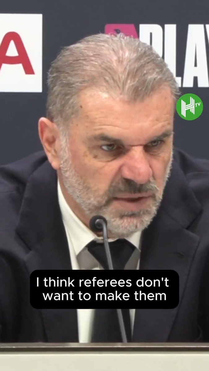🚨Ange Postecoglou accused Premier League referees of refusing to make important decisions: 🗣️"Referees are leaving it to other powers to make decisions. There were a couple [of decisions] that did not go our way.” 📺[Hayters TV] #THFC | #COYS | #SPURS