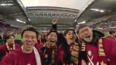 ˗ˏˋ ハンディカメラから🎥 ˎˊ˗ 歓喜に沸く選手たち😆😆😆 #visselkobe #ヴィッセル神戸 #神戸とトモニ