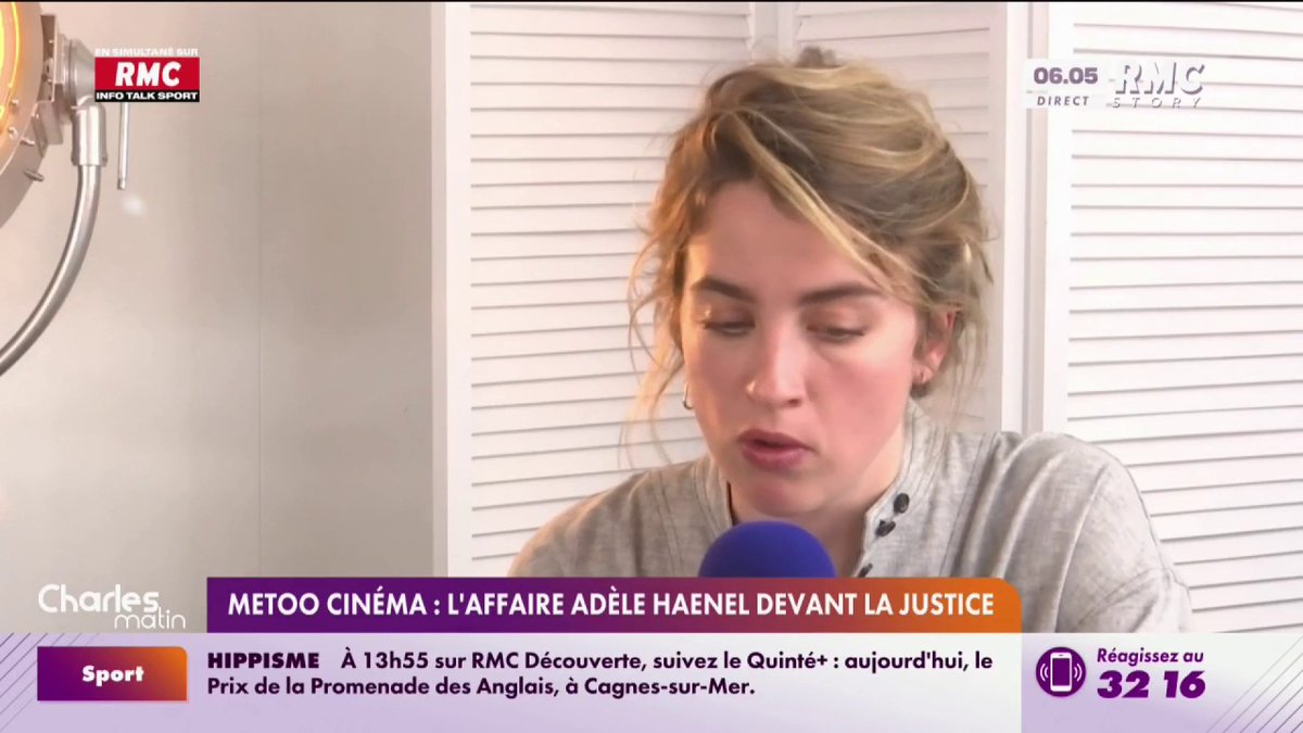 🔴 Un peu plus de cinq ans après qu'Adèle Haenel a décidé de révéler les agressions sexuelles dont elle aurait été victime adolescente, le réalisateur Christophe Ruggia va être jugé au tribunal correctionnel de Paris #CharlesMatin