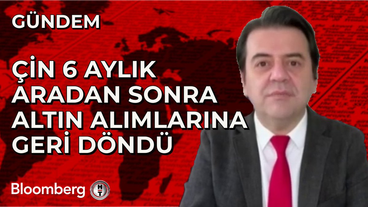 📍 Çin 6 aylık aradan sonra altın alımlarına geri döndü 📍 Altının döviz rezervlerindeki payı %6'ya yaklaşmış durumda Bloomberg HT Asya Temsilcisi Sadi Kaymaz aktardı