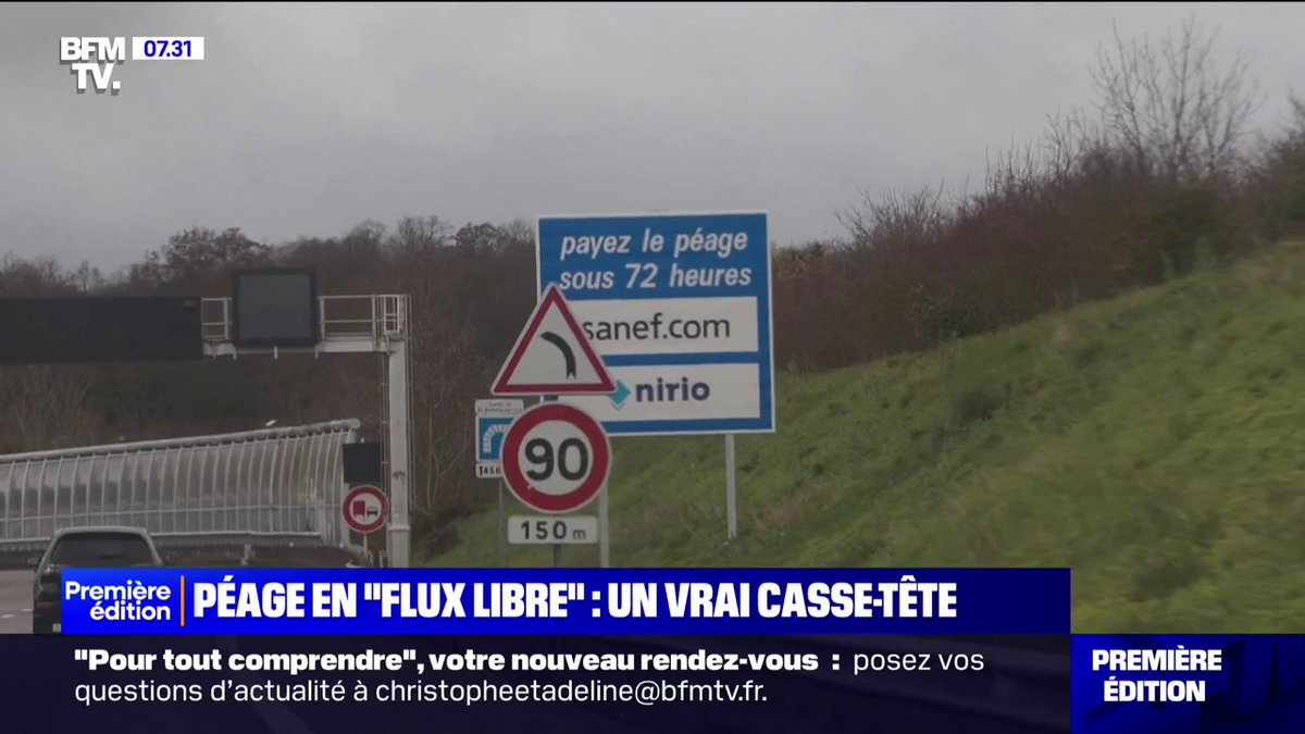"J'ai reçu une amende de 110 euros": les nouveaux péages en "flux libres" surprennent les automobilistes
