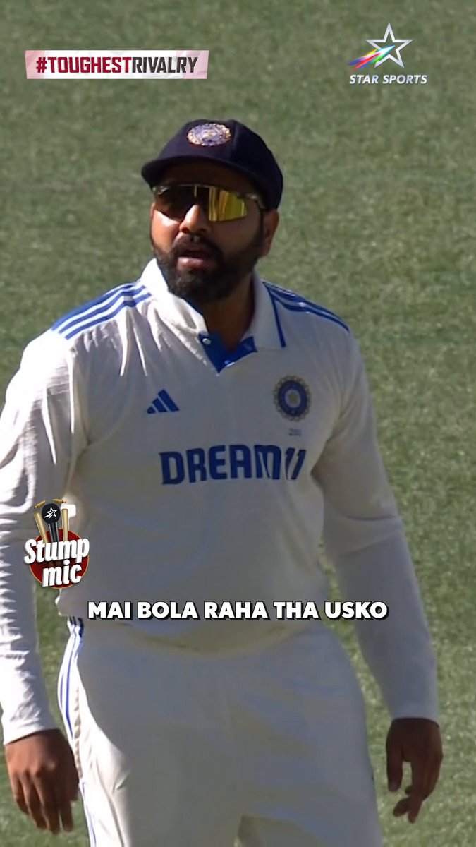 "Jayega woh jayega" - It's never a dull day with captain #RohitSharma on the field! ๐ More stump mic gold awaits us at the Gabba, in the 3rd test of #BorderGavaskarTrophy! #AUSvINDOnStar 3rd Test ๐ SAT 14 DEC, 5.20 AM on Star Sports 1! #AUSvIND #ToughestRivalry