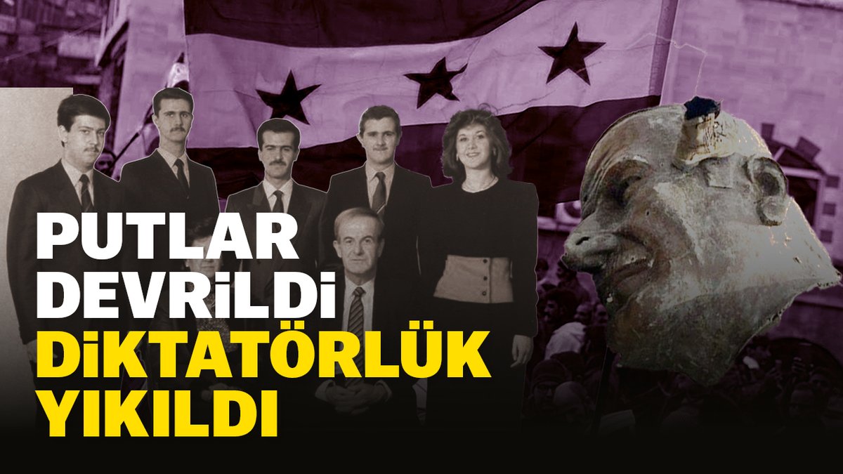 Suriye’de çoğunluğa tahakküm eden azınlık diktatörlüğü devrildi! Canlı yayın 12:00