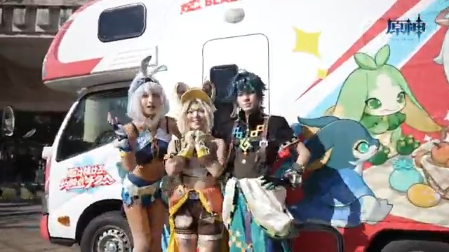 旅人さん、#パイモンのグルメツアー に沢山のご参加ありがとうございました！ 現地の様子を記録したアフタームービーを公開しました。 また旅人の皆様にお会いできることを楽しみにしております！ #原神 #名古屋で原神