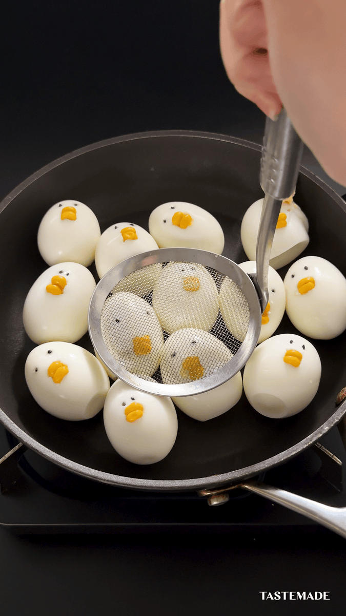 キッチンから鳴き声が聞こえると思ったらゆで卵だった件