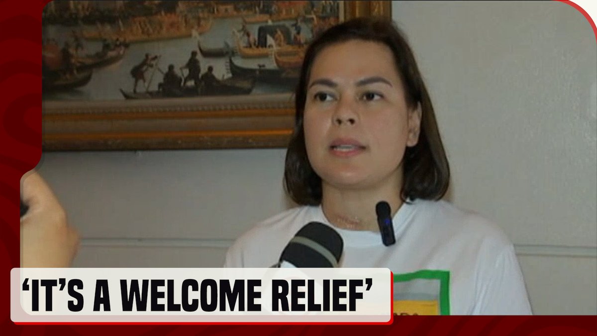 Sinabi ni Vice Pres. Sara Duterte na mas mabuti nang mayroong impeachment cases laban sa kanya nang sa gayon ay maayos niyang masasagot ang mga akusasyong ibinabato sa kanya. #News5 | via Bryll Montalvo