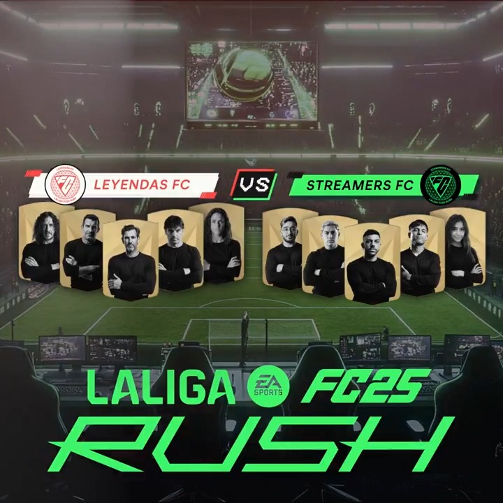 ¡Las dos últimas incorporaciones de #LALIGAFCRUSH de EA SPORTS FC ESPAÑA son 🤩! 🔝 ¡Diego López y DjMaRiiO completan los equipos que el día 13 de diciembre romperan las barreras entre el mundo virtual y el real! 🔜 ¡No te pierdas el evento en GAMERGY!