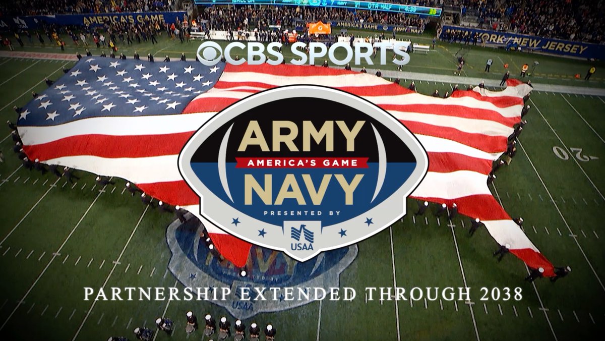 On Saturday, CBS Sports will proudly present the 125th Army-Navy Game. It’s a tradition that will continue for many years to come, following today’s announcement that CBS will remain the home of this historic and revered rivalry through 2038.