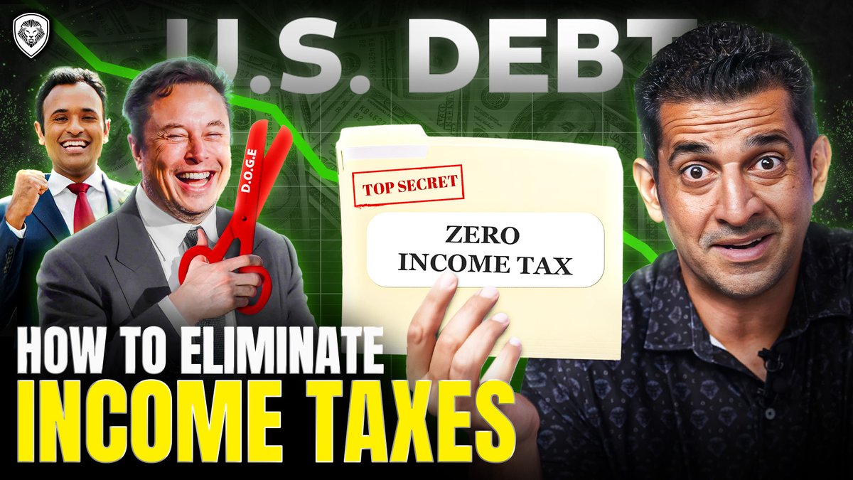 Did you know in 1894 Supreme Court considered income taxes unconstitutional? Did you know a 100% of government revenue used to come from tariffs? RT if you believe DOGE can help eliminate income taxes. Watch 👇🏽