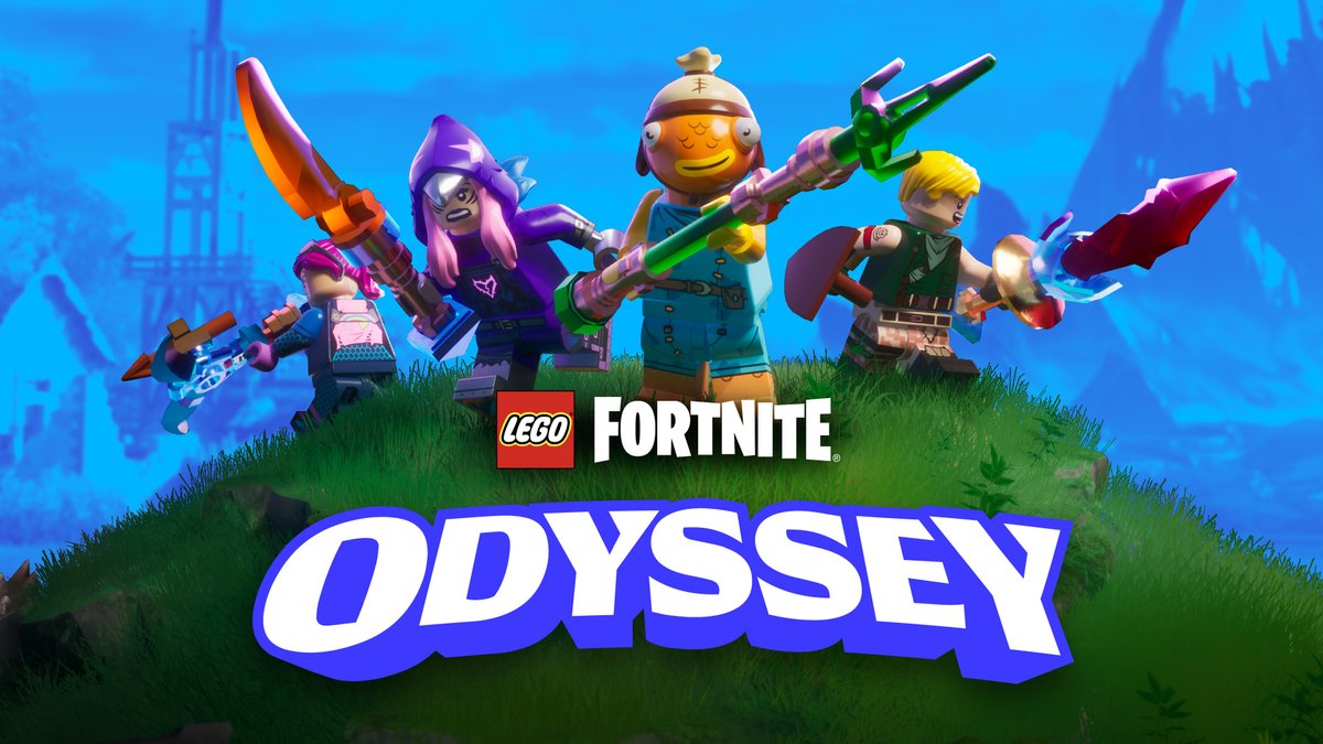 LEGO Fortnite becomes LEGO Fortnite Odyssey! Tomorrow’s Storm Chasers update brings a new name + a new biome, dungeons, enemies, items and a formidable big bad - the Storm King! ⚔️