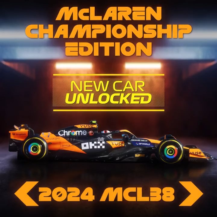 New champion unlocked 🔓 Choose yours... 🎮 #F1 McLaren Mastercard Formula 1 Team