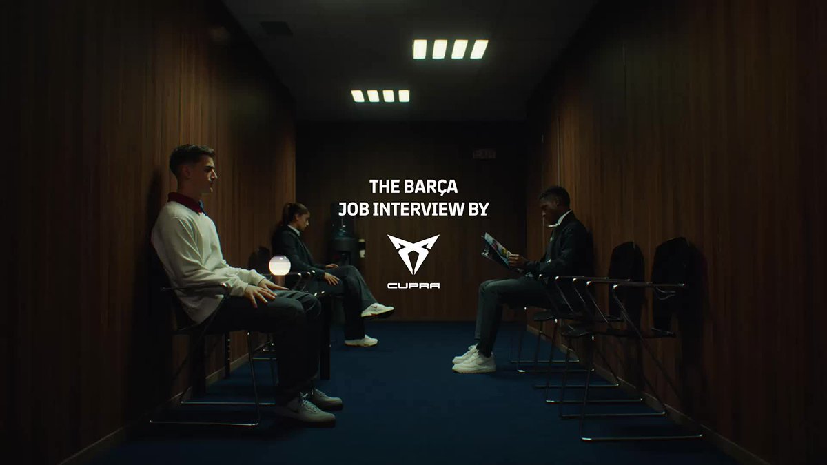 Barça players face their first job interview... 💼 Which CUPRA will they choose as their company car? 🚗👀 #CUPRAxBarça #TheNewGenIsTheAnswer