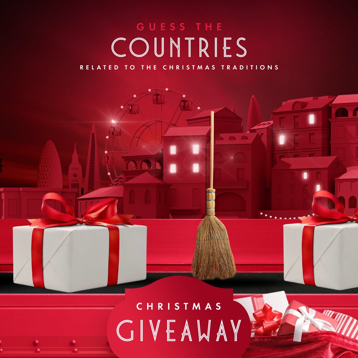 Festive #GIVEAWAY alert! 🎅✈️❤️✨ #WIN a bundle of goodies from select retailers at London Stansted Airport worth £500. HOW TO ENTER: 1️⃣ Use the clues on the conveyor belt to guess the SIX countries that are related to the Christmas traditions in a comment below 🔎 2️⃣ RT and like this post 🔁 3️⃣ Make sure you're following us 📲 *Ends 16.12.24, T&Cs apply. #FestiveGiveaway #Competition