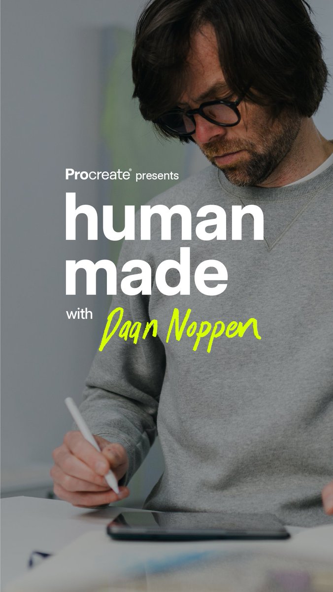 Digital and Traditional Art Come Together | Daan Noppen | Human Made Daan Noppen is an internationally renowned Dutch fine artist whose work spans drawing, painting, film, photography and sculpture. Unlike most traditional artists he picks up his “tablet intuitively at a certain point in a process” to incorporate digital elements into his pieces. Daan sees a freedom in the digital medium that doesn’t exist in analog and uses this to maximum effect in his work. Watch the full episode on Youtube. Use #ProcreateArtist to your own human made artworks so we can discover them! #Procreate