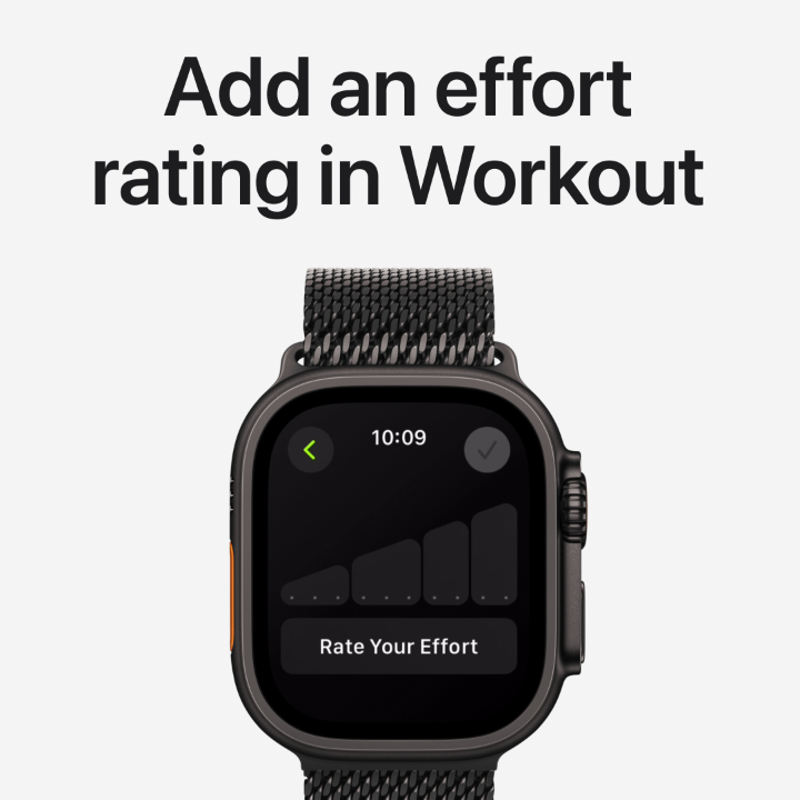 Calculate your training load in #watchOS11 with automatic effort ratings for most cardio workouts, or enter your own effort ratings for non-cardio workouts. Learn more about Training Load: