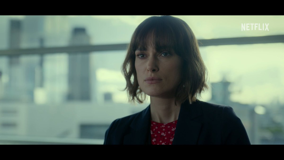 Job interview or interrogation? 👀 Black Doves, starring Keira Knightley and Ben Whishaw, is now playing on Netflix.