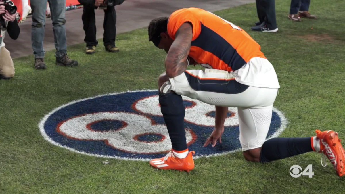 The 1st Broncos game after DT's passing: