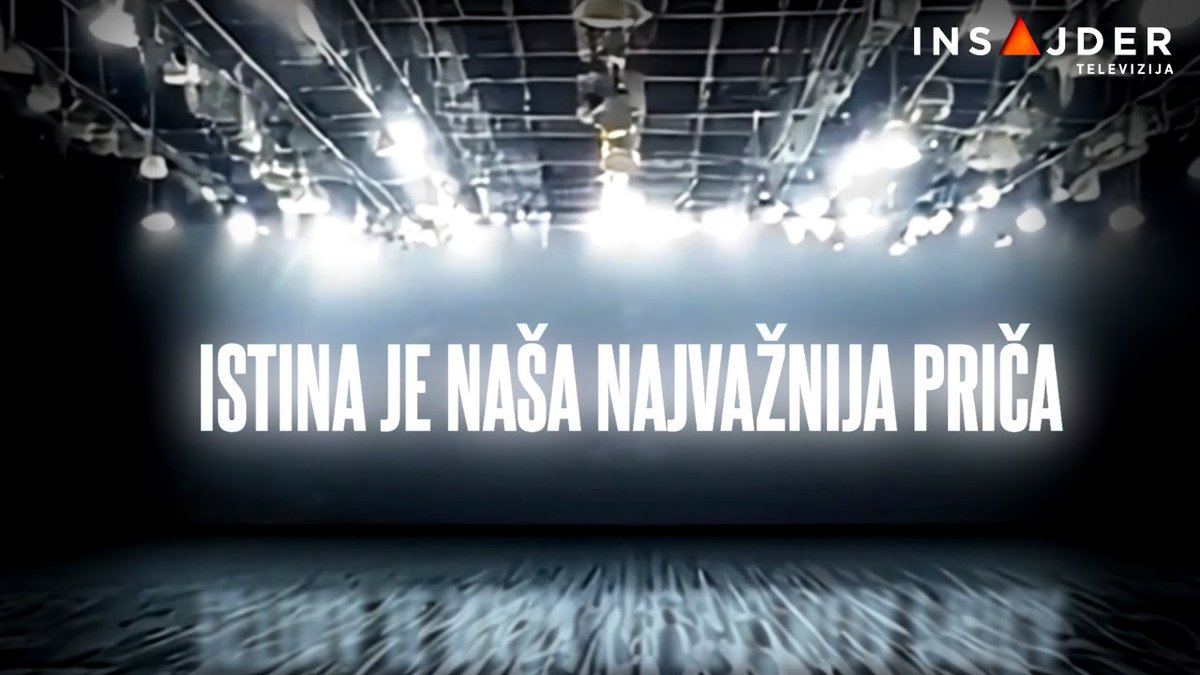 „Istina je naša najvažnija priča“. Slogan je koji opisuje 20 godina Insajdera. Od danas i kao himna. Pesmu koju su za nas uradili Marčelo, Nensi i Raid Kyu poklanjamo svima koji se zalažu za – istinu, pravdu i odgovornost. Ovo je i odgovor onima koji prete. Sa trbina i van njih.