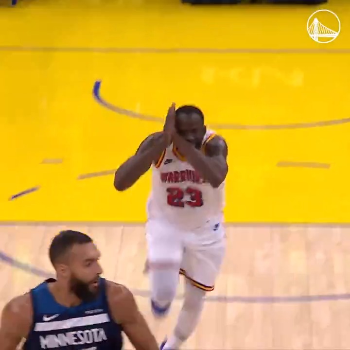 EVERY angle of Dray's 'Night, Night' dunk 💤