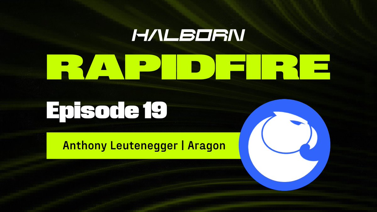 🗨️ "Decentralization is a means to an end, not the end itself." 🌐 In our newest 🔥 #Rapidfire episode 🔥, Aragon.eth 🦅's CEO Leuts.eth talks about Aragon's journey, his passion for DAOs, and what builders in the space should do before launching their own #DAO. 🛠️