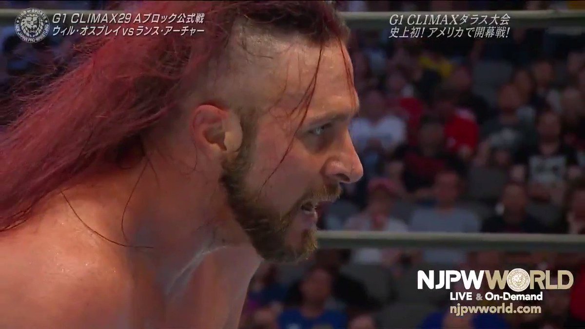 That The Murderhawk Monster Lance Archer vs Will Ospreay match on the opening night of G1 Climax 29 in Dallas was so, so fucking good!! That singles run Lance Archer went on the year before AEW was founded was awesome.