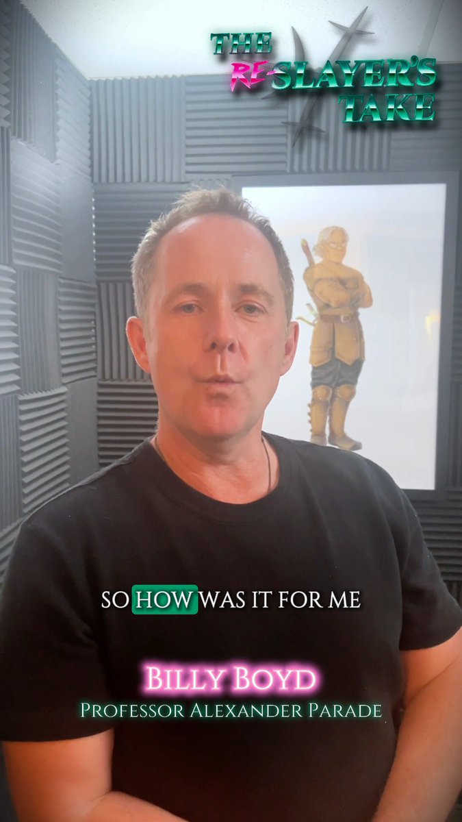 Welcome to Exandria, Billy Boyd! 🎊 ⚔️ Watch the one and only Billy Boyd tell you about his first time rolling the dice in D&D with #TheReSlayersTake! 🗡️ 🎧 Catch him and the second-best monster hunters around in Season 2, Episode 11 wherever your favorite podcasts are found as he shares his incredible talents with us, and get access to episodes two weeks early exclusively on BEACON 🔮 ▶️ 🔮 🍏 🔊