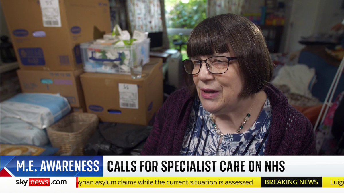 "ME is a very dangerous and debilitating condition." Heather Gordon, whose daughter Karen has severe ME, speaks to Sarah-Jane Mee. It comes as there have been calls for specialist care on the NHS. 📺 Sky 501