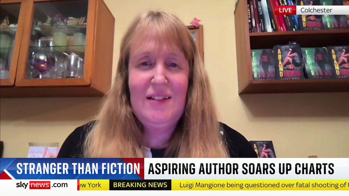 Author Vicky Ball became a best seller overnight after a post of her selling two books at a fair went viral on X. Sky's Sarah-Jane Mee speaks to her about their rapid rise to the top of the Amazon charts. 📺 Sky 501