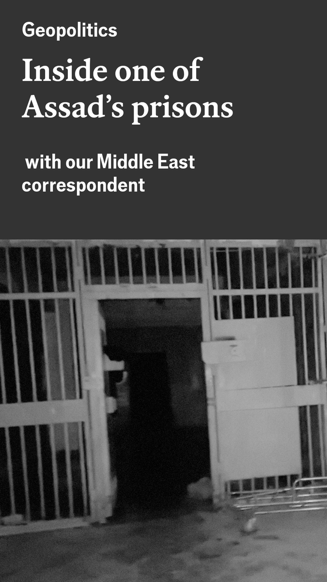 Our correspondent, Gareth Browne, reports from inside one of Bashar al-Assad’s prisons in Damascus, Syria