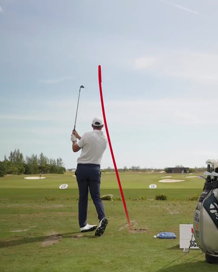 Rinse and repeat on the range. Scottie Scheffler's ball flights are oddly satisfying.