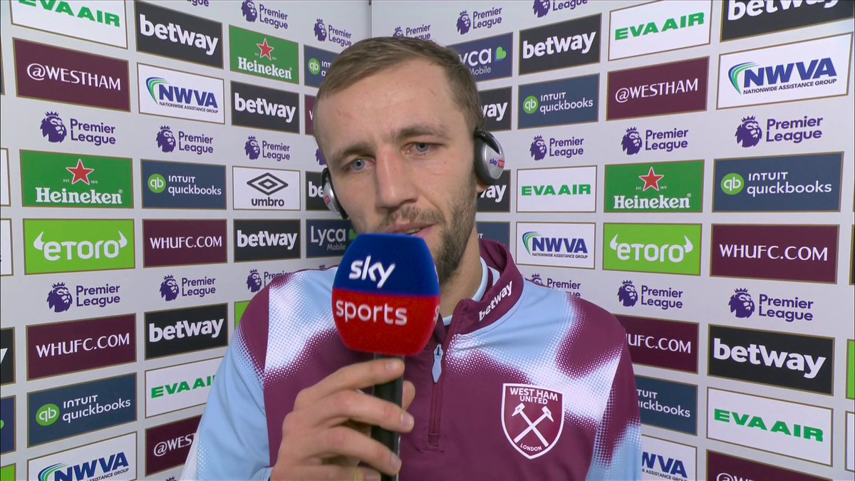 "He was here since I came and he's really my favourite" Tomáš Souček on dedicating his goal to Michail Antonio ❤️