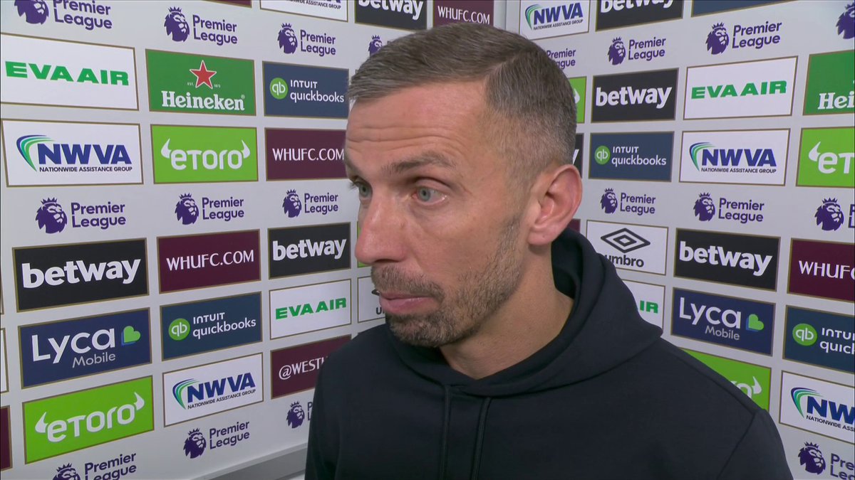 "That's crazy... that's a blatant foul" 🤯 Gary O'Neil on the reasoning behind no foul being given before West Ham's winner. 🎙️