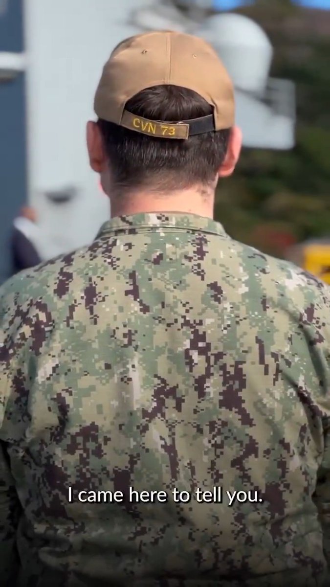 The USS George Washington, a forward-deployed aircraft carrier, arrived at her new homeport in Japan just last month. Thanks to all the Sailors aboard for their warm welcome.