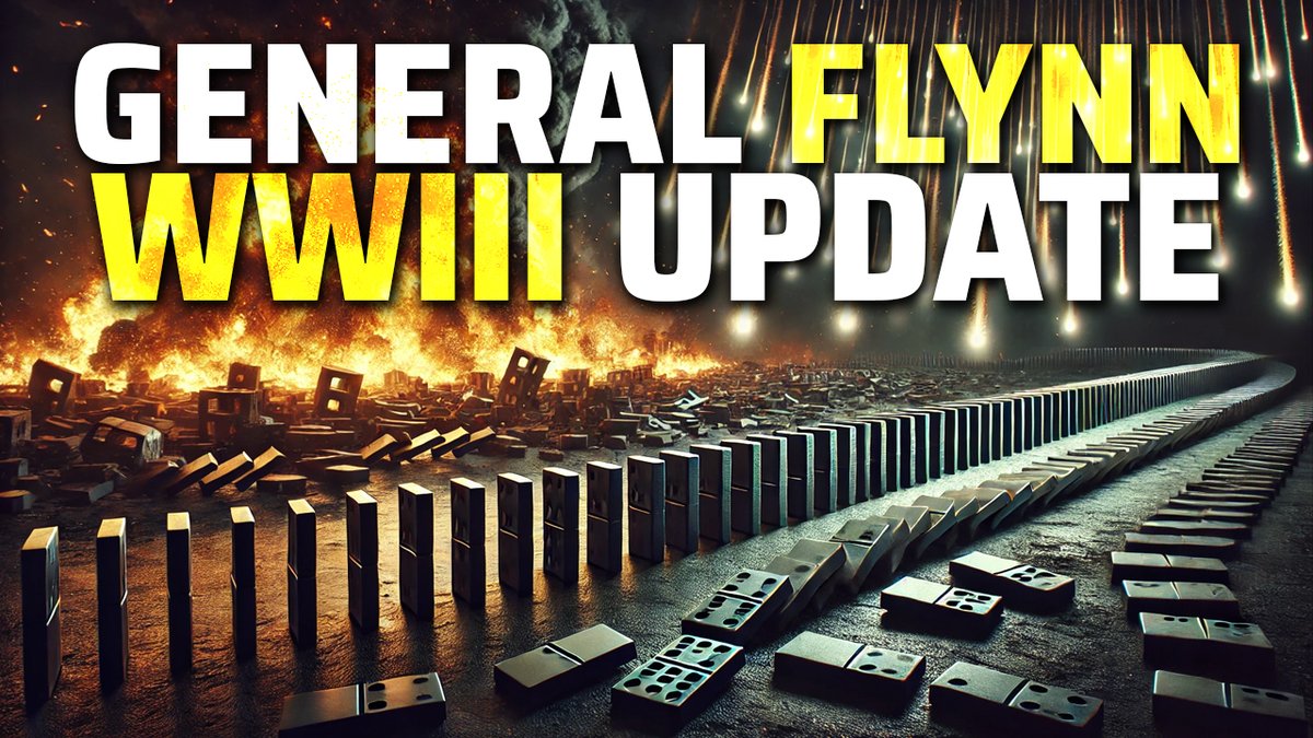 MUST-WATCH INFO: Gen. Flynn Breaks Down How The WWIII Dominoes Could Start To Fall "Everything Is Connected" WATCH/SHARE THE LIVE X STREAM HERE: