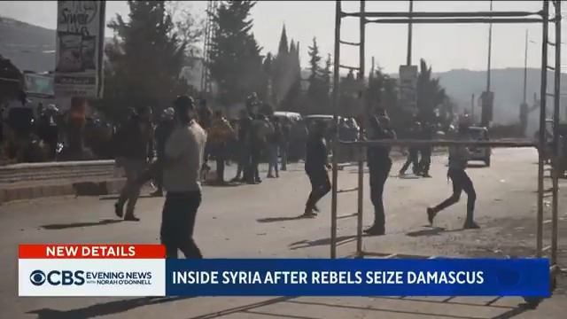 Syrian citizens celebrated the sudden fall of Bashar al-Assad's regime, with fighters from the Islamist rebel group Hayat Tahrir al-Sham [HTS] parading through the capital city of Damascus. Despite celebrations, concerns remain about rebuilding the country and avoiding further repression.