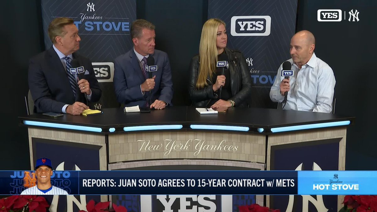 Brian Cashman joins the crew at the desk and talks about Juan Soto's free agency.