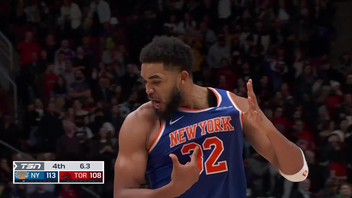 KARL-ANTHONY TOWNS WITH THE DAGGER 😤🎯