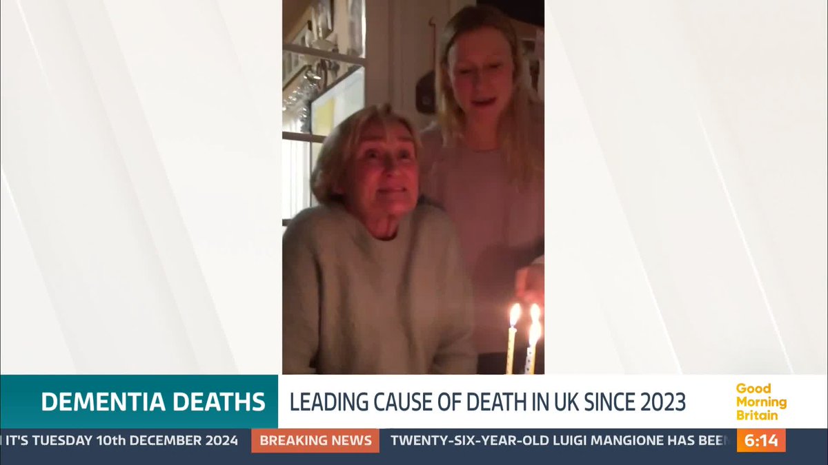 The scale of deaths from dementia in the UK has now been revealed by new figures from Alzheimer's Research UK. The disease is now the country's biggest killer and it affects women more than men. James Gooderson reports.