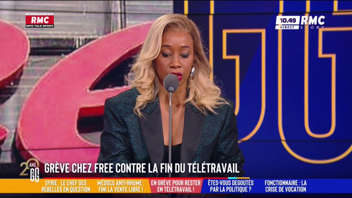 👩💻 Grève chez Free contre la fin du télétravail 🗣️ Joëlle Dago-Serry : "Si je redevenais salarié, ce serait une de mes conditions d'avoir du télétravail ! Aujourd'hui, ça va être compliqué pour les jeunes diplômés de leur proposer un emploi sans cette option..." #GGRMC