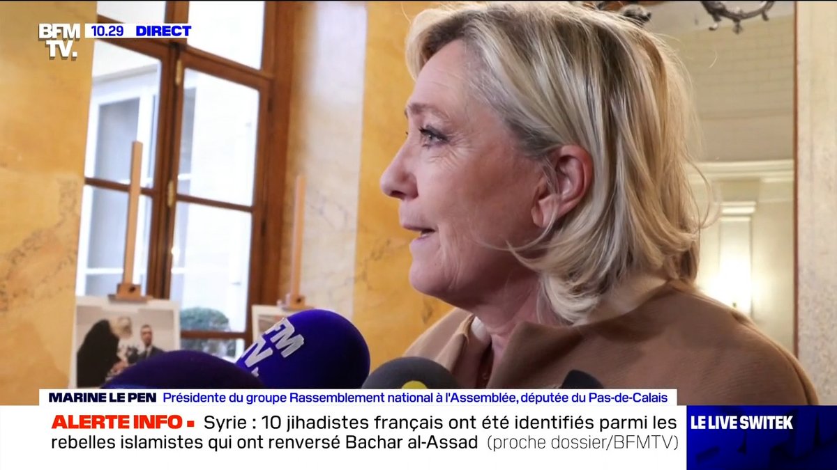 Emmanuel Macron a invité tous les partis politiques qui pourraient participer à un gouvernement. Nous verrons bien si ce parti unique arrive à se mettre d'accord pour se partager les postes. Tout cela démontre que nous sommes la seule opposition à Emmanuel Macron.