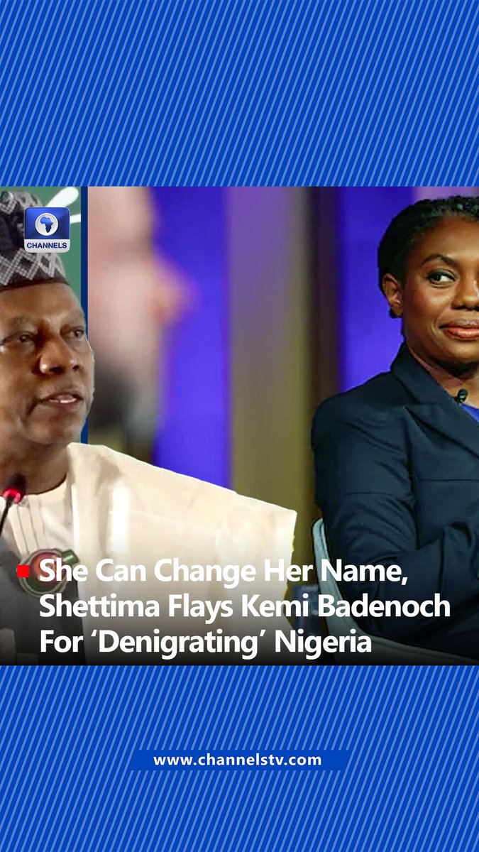 She Can Change Her Name, Shettima Flays Kemi Badenoch For ‘Denigrating’ Nigeria