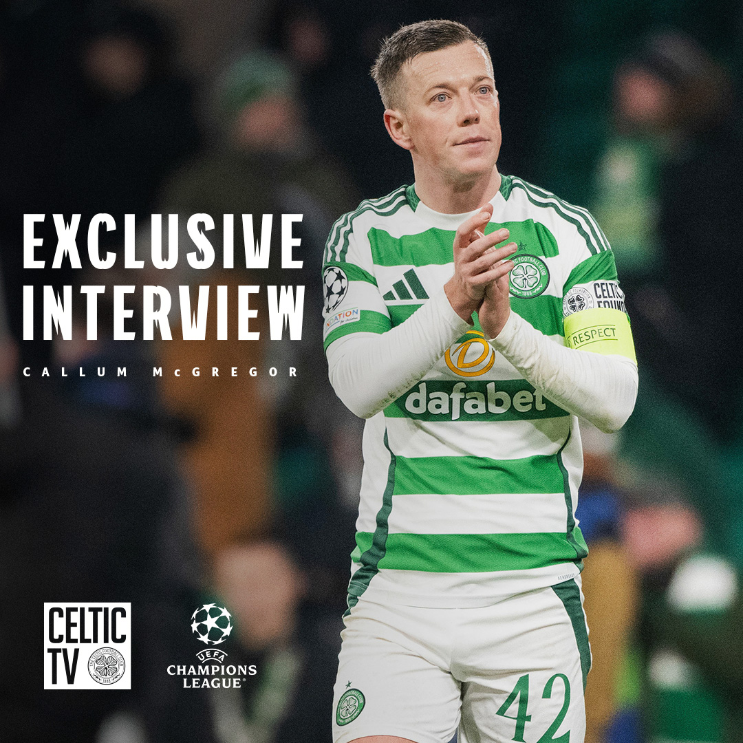 💚 Joining the prestigious #CelticFC 100 Euro club ⚽ From debut to Zagreb – Callum McGregor reflects on his journey 🔥 Best moments on the big stage Watch the FULL interview with the captain now on #CelticTV 📺⤵️ #DinamoZagrebCeltic | Celtic Football Club